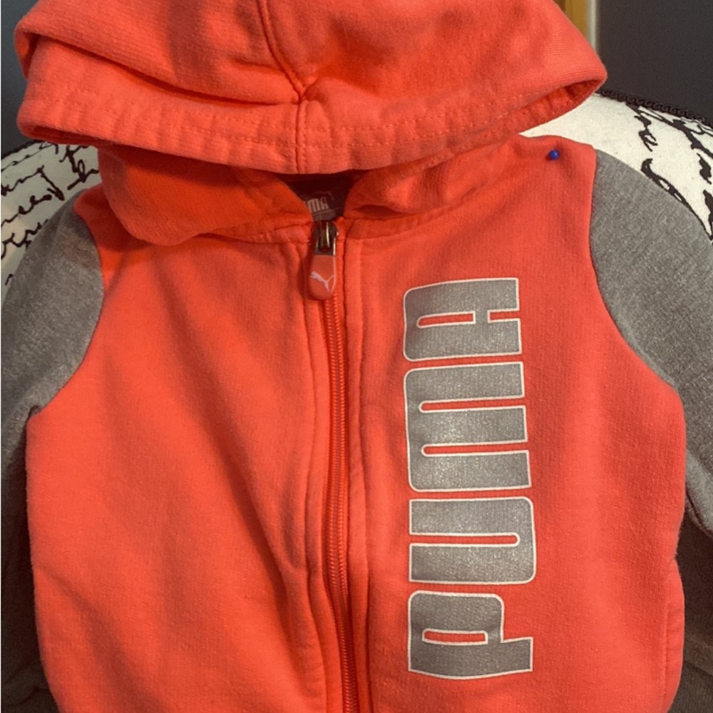 Puma hoodie 18 month little girls two-piece outfit pants are by body glove